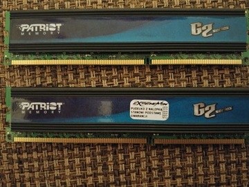 Patriot RAM 8GB (2x4GB) DDR3 1333 MHz