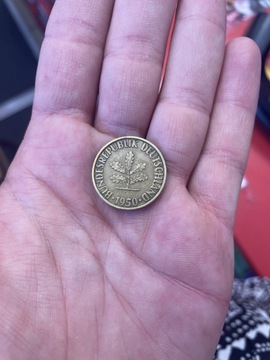 moneta 10 pfennig 1950