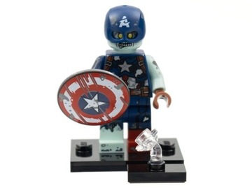 Lego minifigures Marvel - Zombie Captain America 71031