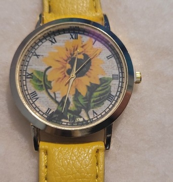 Zegarek że słonecznikiem
