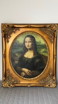 Mona Liza obraz olej na płótnie 