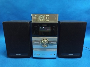 Wieża Philips MCM-207 / USB/Tape / CD/AUX / Pilot