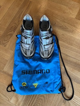 Buty rowerowe SHIMANO SH-M315, torba, pedały