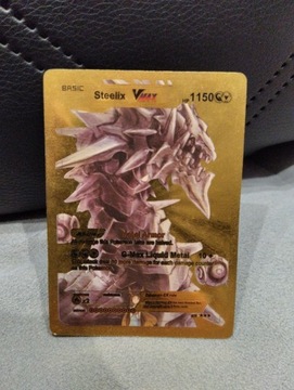 Złota karta Pokemon Steelix