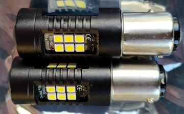 Żarówki LED p21/5w komplet barwa 6000k