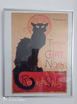 Le chat noir. Kot z paryskiego kabaretu. Plakat