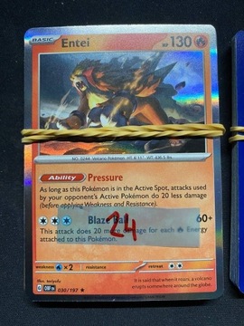 Karty pokemon TCG Holo 24 kart (OBF)