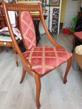 Krzesła tapicerowane - styl Antyk