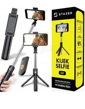 SELFIE STICK STATYW DO TELEFONU TRIPOD Z PILOTEM 