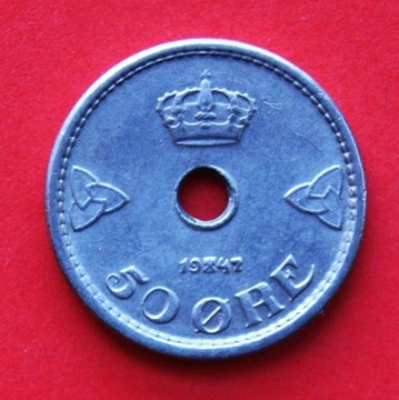 50 Ore  1947 r  -  Norwegia