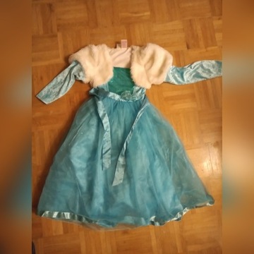 Sukienka na balik karnawał 5-6 lat Elsa