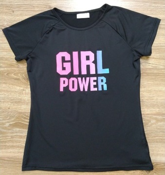 T-shirt sportowy dla dziewczynki r. 158-164
