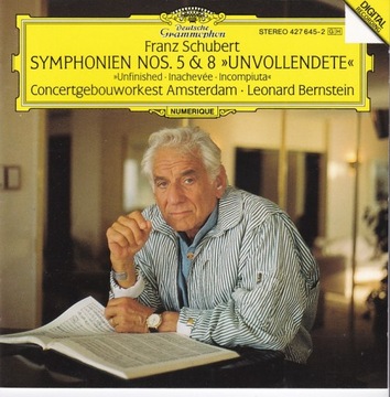Schubert / Symphonies 5,8 / Amsterdam ,Bernstein