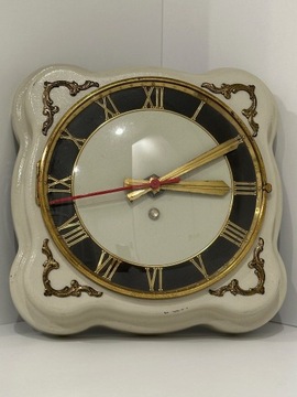 Vintage zegar w stylu midcentury