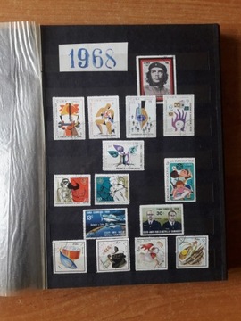 Znaczki pocztowe CUBA 1968-1972