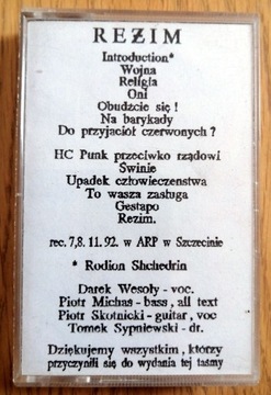 Reżim - Reżim - demo z 1992 roku.