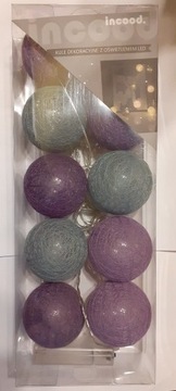 Girlanda led cotton balls kulki incood