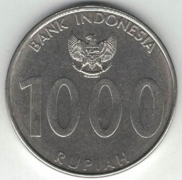 Indonezja 1000 rupii 2010 24,15 mm nr 2