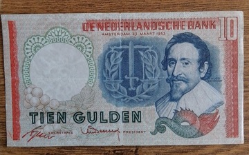 10 guldenów 1953 Holandia 