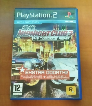 MIDNIGHT CLUB 3 DUB EDITION REMIX PS2