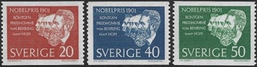 Szwecja Nagroda Nobla 1901 chemia fizyka medycyna