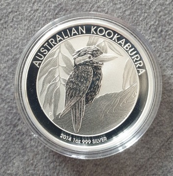 2014 Australian Kookaburra 1oz srebro