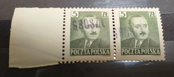 1950 Polska Fi 519** Bierut nadruk groszy 