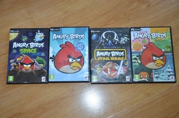 ZESTAW gier ANGRY BIRDS 4x gra na PC
