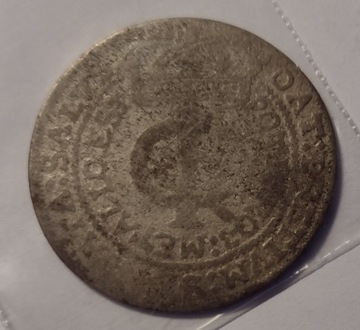 Moneta Tynf 1664 Jan Kazimierz Lwów Srebro