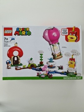 LEGO 71419 Super Mario Peach lot balonem i ogródek