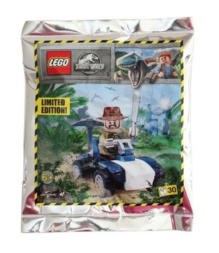 LEGO Jurassic World Minifigure Polybag - Sinjin Prescott with Buggy #122116