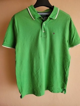 Zielona koszulka polo Tommy Hilfiger roz. S/M