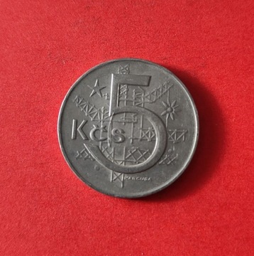 Moneta 5 koron 1979, Czechosłowacja