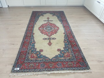 Perski ręcznie tkany wełniany dywan 100x230cm