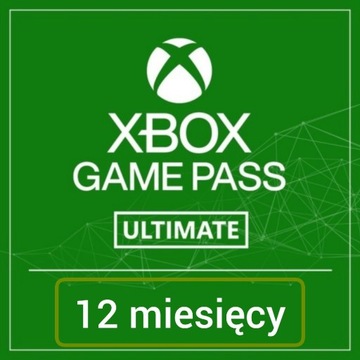 Xbox Game pass Ultimate 12 miesięcy + Xbox live 