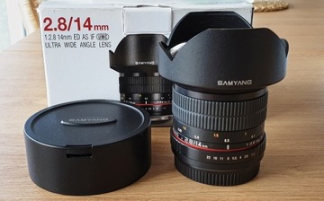 Obiektyw SAMYANG 14 mm 2.8 ED AS IF CANON