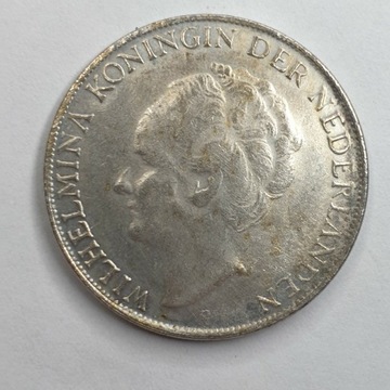 Holandia 2.5 Guldena 1943 kopia posrebrzana 