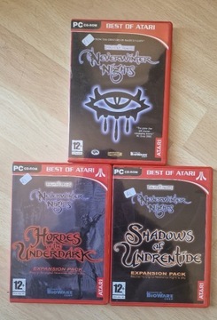 Neverwinter Nights - 3 gry (gra plus 2 dodatki) PC CD RPG