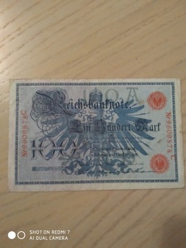 100 marek. Berlin 1908 rok