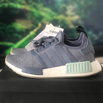 Buty Adidas NMD R1 - niebieskie - r. 36.5