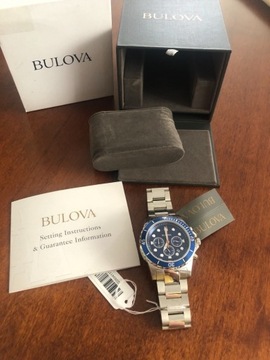 Nowy Męski Zegarek Bulova 98B325  Chronograph