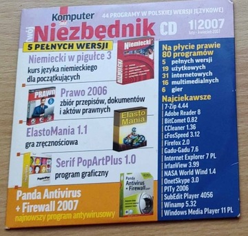 Niezbędnik Komputer Świat 1/2007 CD