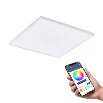 Lampa Sufitowa Plafon 45x45 RGB Smart Pilot EGLO