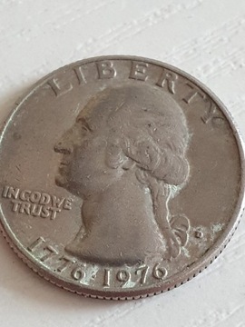 moneta quarter dollar 1976r