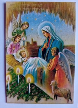Pocztówka bożonarodzeniowa. 1988 r.