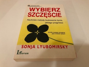 WYBIERZ SZCZĘŚCIE Sonja Lyubomirsky Super Stan TOP