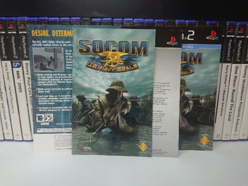 Socom OKŁADKA KSIĄŻECZKA PS2