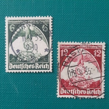 Deutsches Reich Mi 584-585 NSDAP