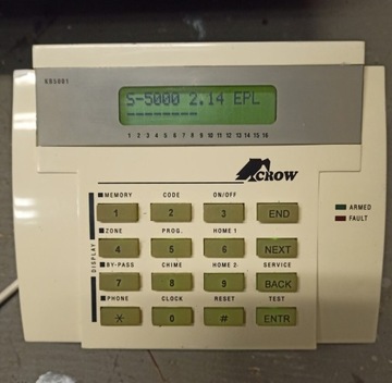 Centrala alarmowa CROW 5000 zestaw