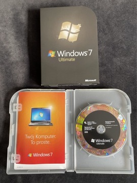 Windows 7 Ultimate wersja PL 32 i 64 bit